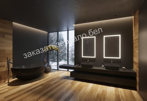 Квадратные зеркала в ванную комнату