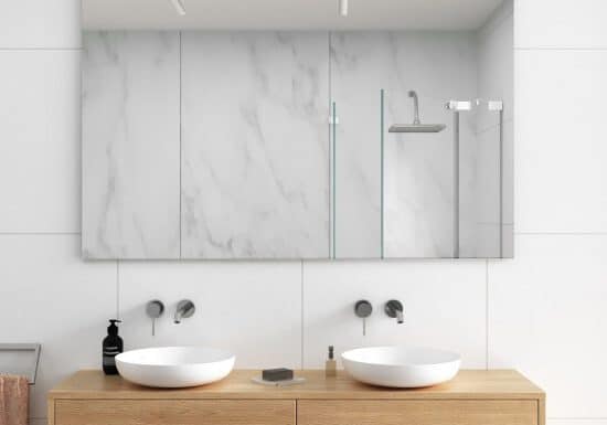 Зеркало для ванной большое