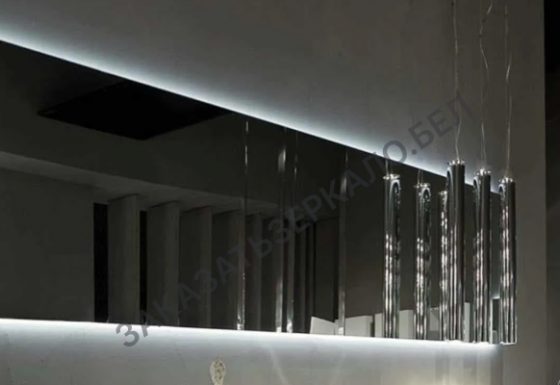 Прямоугольное зеркало с led подсветкой