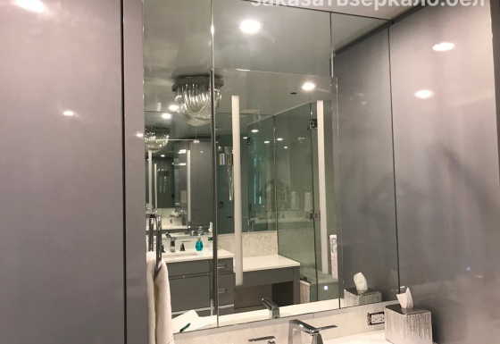 Зеркальные панели в ванную