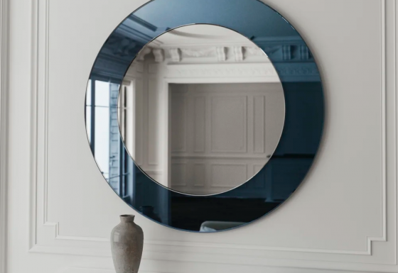 Круглое тонированное зеркало