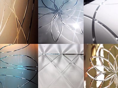 гравировка на зеркалах и стекле