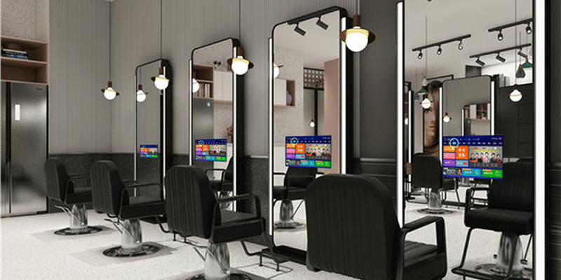 Зеркала для барбер шопа